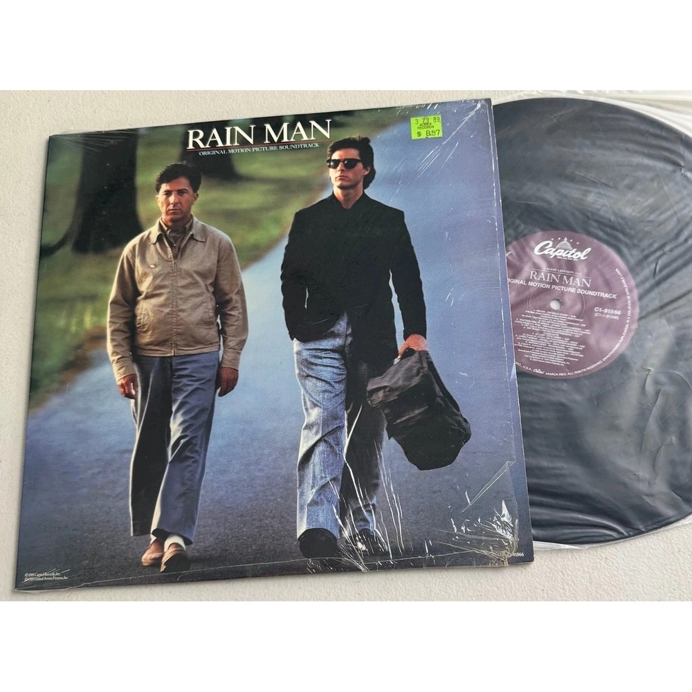 Rain Man Soundtrack LP Record Tom Cruise - OG Shrink Wrap VG++